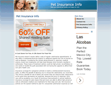 Tablet Screenshot of pet-insurance-info.com